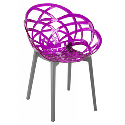 Кресло Papatya Flora, фиолетовый (4820113210068)
