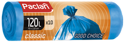 Пакети для сміття Paclan Classic, 120 л, 10 шт.