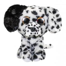 Мягкая игрушка Lumo Stars Далматинець Lucky, 15 см, белый с черным (55945)