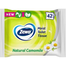 Влажная туалетная бумага Zewa Natural Camomile 42 шт.