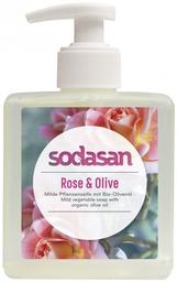Органічне рідке мило Sodasan Rose-Olive, 300 мл