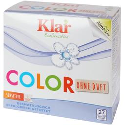 Пральний порошок Klar EcoSensitive Color органічний, для кольорових тканин, 1,375 кг