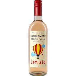 Вино Letizia Sangiovese Rosato IGT Puglia рожеве напівсолодке 0.75 л