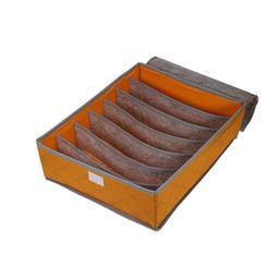 Органайзер для белья Supretto, 7 отделений, оранжевый, 27х36х11 см (5688-0001)