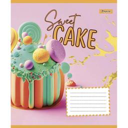 Зошит загальний 1 Вересня Sweet Cake, А5, в клітинку, 24 аркуша (766364)