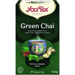 Чай зелений Yogi Tea Green Chai органічний 30.6 г (17 шт. х 1.8 г)