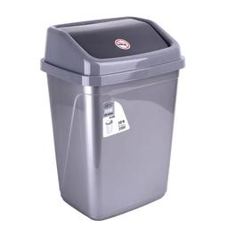 Корзина для мусора Violet House Metalic, 10 л, серый (0100 METALIC с/кр.10 л)