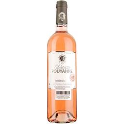 Вино Chateau Pouyanne Bordeaux 2021, розовое, сухое, 0,75 л