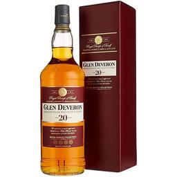 Виски Glen Deveron 20yo Single Malt Scotch Whisky 40% 1 л в подарочной упаковке