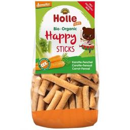 Палички спельтові Holle Happy Sticks Морква-Фенхель, органічні, 100 г (46234)