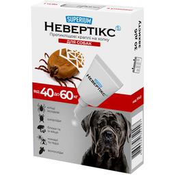 Протикліщові краплі на холку для собак Superium Невертікс, >40 кг