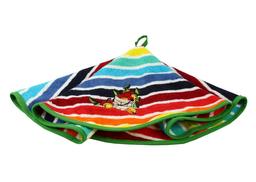 Полотенце махровое Izzihome Яблоко, с вышивкой, 420 г/м2, 60 см, 1 шт., разноцветный (600424)
