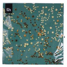 Бумажные салфетки Offtop Звезды,зеленый, 20 шт. (854884)