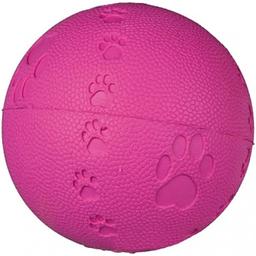 Іграшка для собак Trixie М'яч литий з пищалкою, 9,5 см, в асортименті (34863)