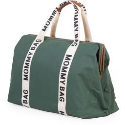 Сумка Childhome Mommy bag Signature - Canvas Green, зеленая (CWMBBSCGR)