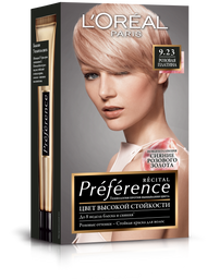 Краска для волос L’Oréal Paris Preference, тон 9.23 (Розовая платина), 174 мл (A9523300)
