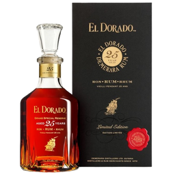 Ром El Dorado 25 yo, в подарочной упаковке, 43%, 0,7 л