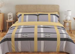 Комплект постельного белья ТЕП Soft dreams Sunny Life двуспальный серый с желтым (2-03858_25875)