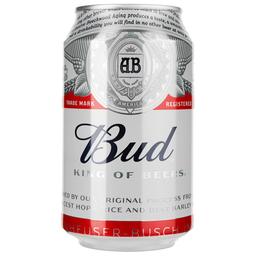 Пиво Bud, светлое, 5%, ж/б, 0,33 л (911489)