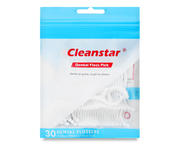 Зубна нитка Cleanstar, 30 шт. (651000)