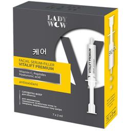 Сироватка-філер для обличчя Lady Wow Vitalift Premium Serum, 7 шт. х 2 мл