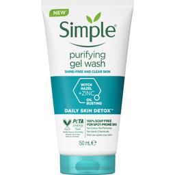 Очищаючий гель для вмивання Simple Daily Skin Detox Purifying Facial Wash, 150 мл