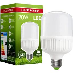 Светодиодная лампа Euroelectric LED Сверхмощная Plastic, 20W, E27, 4000K (50) (LED-HP-20274(P))
