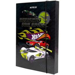 Папка для тетрадей Kite Hot Wheels на резинке В5 (HW23-210)