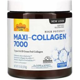 Колаген з вітаміном А і С Country Life Maxi-Collagen 7000 мг 213 г