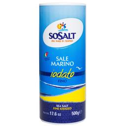 Сіль морська йодована Sosalt, дрібного помелу, 500 г (454029)