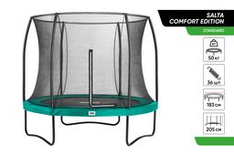 Батут Salta Comfort Edition, круглий, 183 см, зелений (5071G)