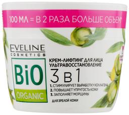 Крем-ліфтінг для обличчя 3 в 1 Eveline Bio Organic Ультравідновлення, 100 мл (C100BOOL)