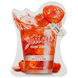 Маска тканинна для обличчя Holika Holika Tomato Juicy Mask Sheet Томат, 20 мл