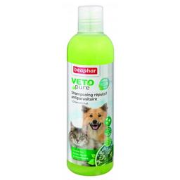 Шампунь для кошек и собак Beaphar Bio Shampoo Veto pure от блох с натуральными маслами, 250 мл (15711)