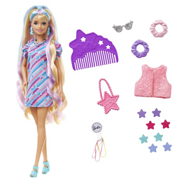 Лялька Barbie Totally Hair Зіркова красуня (HCM88)