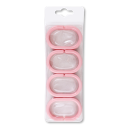 Кольца для шторы в ванной Offtop, 12 шт., розовый (855740)