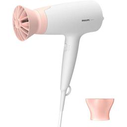 Фен для волосся Philips 3000 series, білий з рожевим (BHD300/10)