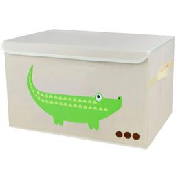 Короб складной с крышкой Handy Home Крокодил зеленый, 38x26x26 см (CH14)