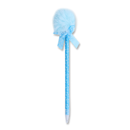 Ручка шариковая Offtop А Помпон, голубой (834096)