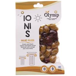 Оливки Olymp Ionis Мікс з перцем травами і апельсином 250 г (810455)