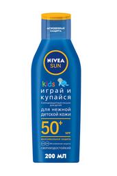 Лосьйон дитячий зволожуючий сонцезахисний Nivea Sun Грай та купайся, SPF 50+, 200 мл