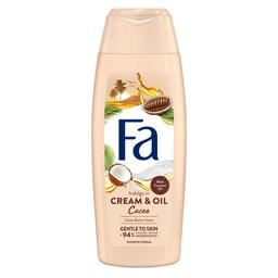 Крем-гель для душу Fa Сream&Oil з маслом кокоса і ароматом какао, 250 мл