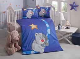Комплект постельного белья LightHouse Keyif, ранфорс, детский, 150х100 см, синий (2200000544230)