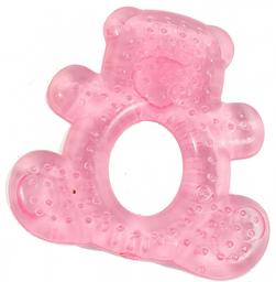 Прорезыватель для зубов с водой Курносик Мишка, розовый (7041 рож)
