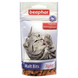 Подушечки Beaphar Malt Bits низькокалорійні для кішок з мальт-пастою, 35 г