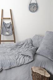 Комплект постельного белья Irya Home And More Mona, евростандарт, серый (svt-2000022266451)