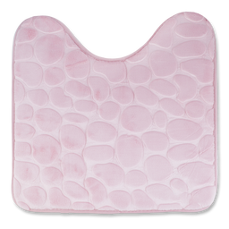 Коврик для ванной комнаты Offtop, 45х45 см, розовый (855736)