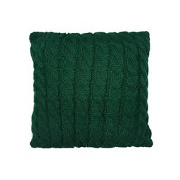 Подушка декоративная Прованс Косы, 33х33 см, зеленый (27423)
