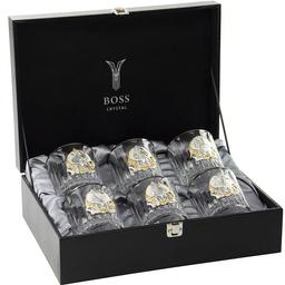 Набір кришталевих склянок Boss Crystal Келихи Лідер Платинум, 310 мл, 6 предметів (BCR6PL)