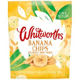 Запечені бананові чипси Whitworths підсолоджені 175 г